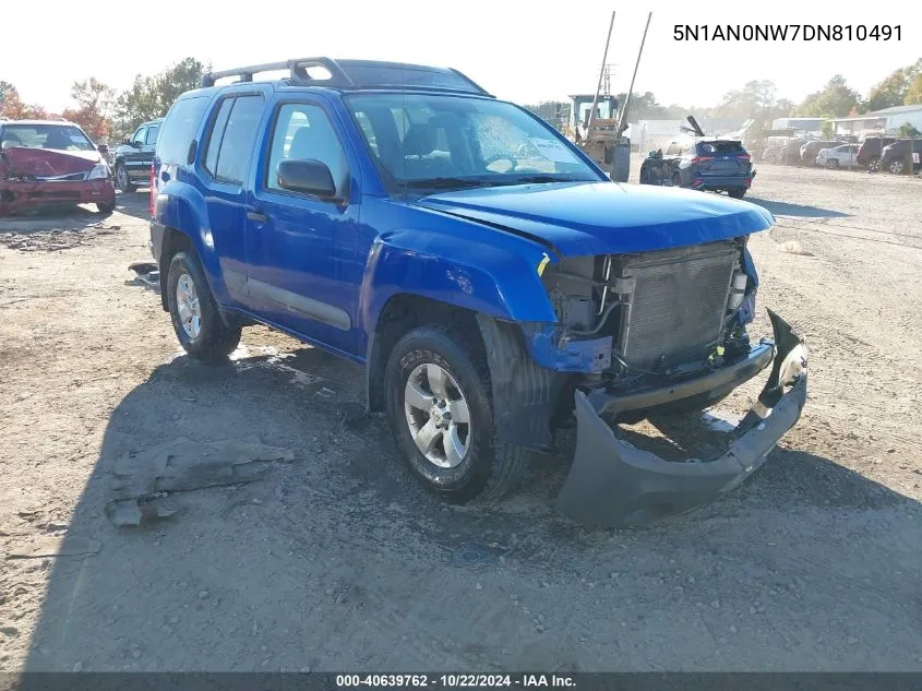 2013 Nissan Xterra S VIN: 5N1AN0NW7DN810491 Lot: 40639762