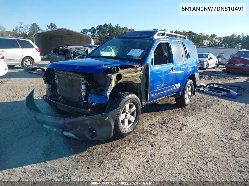 2013 Nissan Xterra S VIN: 5N1AN0NW7DN810491 Lot: 40639762