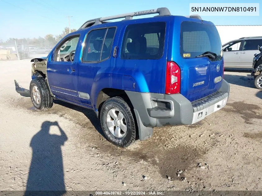 2013 Nissan Xterra S VIN: 5N1AN0NW7DN810491 Lot: 40639762