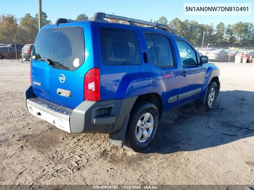 2013 Nissan Xterra S VIN: 5N1AN0NW7DN810491 Lot: 40639762