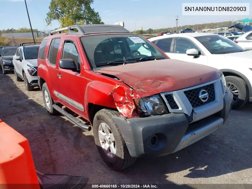 2013 Nissan Xterra S VIN: 5N1AN0NU1DN820903 Lot: 40660165