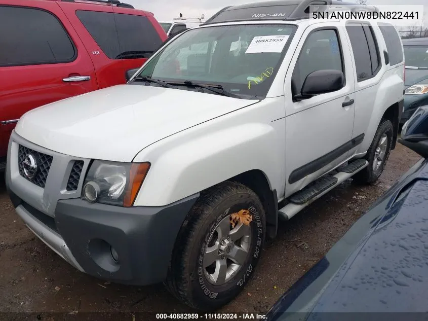 2013 Nissan Xterra S VIN: 5N1AN0NW8DN822441 Lot: 40882959