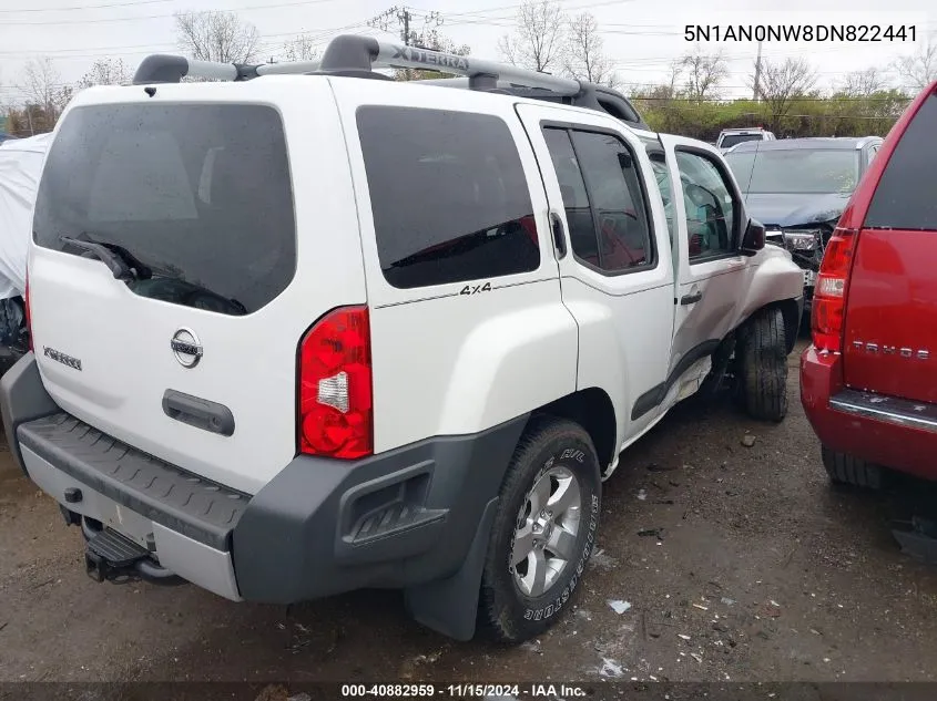 2013 Nissan Xterra S VIN: 5N1AN0NW8DN822441 Lot: 40882959