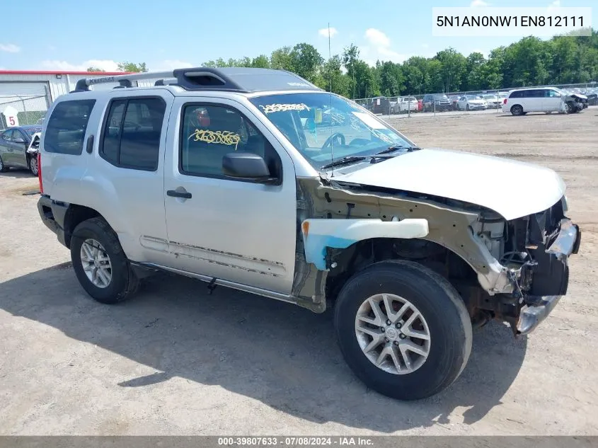 2014 Nissan Xterra Pro-4X/S/X VIN: 5N1AN0NW1EN812111 Lot: 39807633