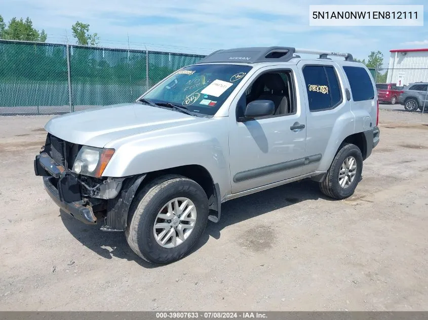 2014 Nissan Xterra Pro-4X/S/X VIN: 5N1AN0NW1EN812111 Lot: 39807633