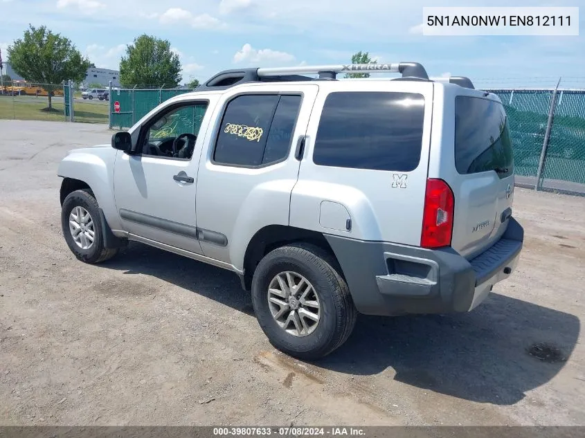 2014 Nissan Xterra Pro-4X/S/X VIN: 5N1AN0NW1EN812111 Lot: 39807633