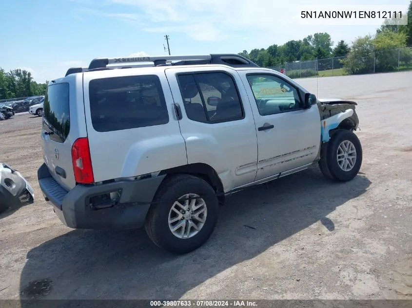 2014 Nissan Xterra Pro-4X/S/X VIN: 5N1AN0NW1EN812111 Lot: 39807633