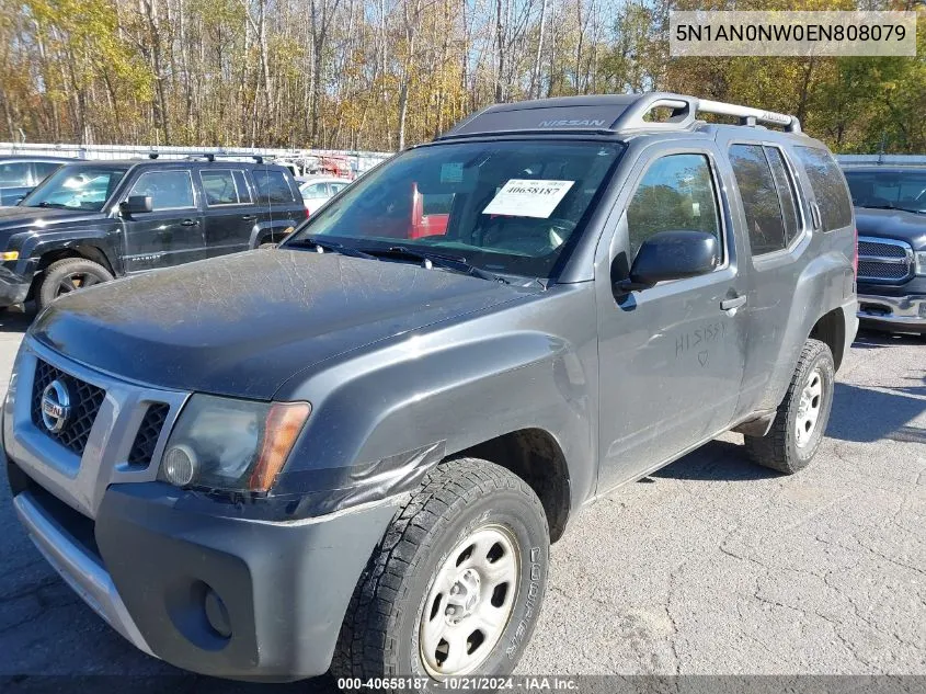 2014 Nissan Xterra Pro-4X/S/X VIN: 5N1AN0NW0EN808079 Lot: 40658187