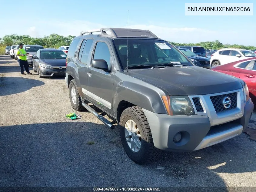 2015 Nissan Xterra S VIN: 5N1AN0NUXFN652066 Lot: 40475607