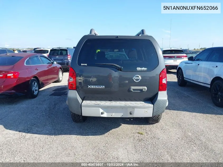 2015 Nissan Xterra S VIN: 5N1AN0NUXFN652066 Lot: 40475607