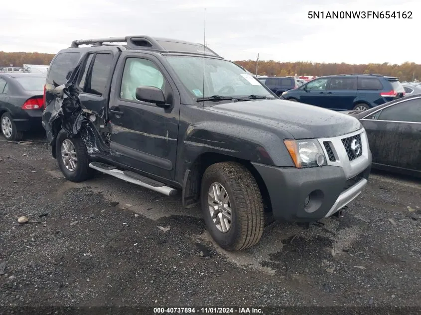 2015 Nissan Xterra S VIN: 5N1AN0NW3FN654162 Lot: 40737894