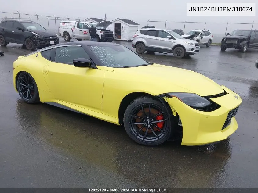 2023 Nissan Z VIN: JN1BZ4BH3PM310674 Lot: 12022120