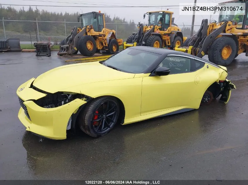 2023 Nissan Z VIN: JN1BZ4BH3PM310674 Lot: 12022120