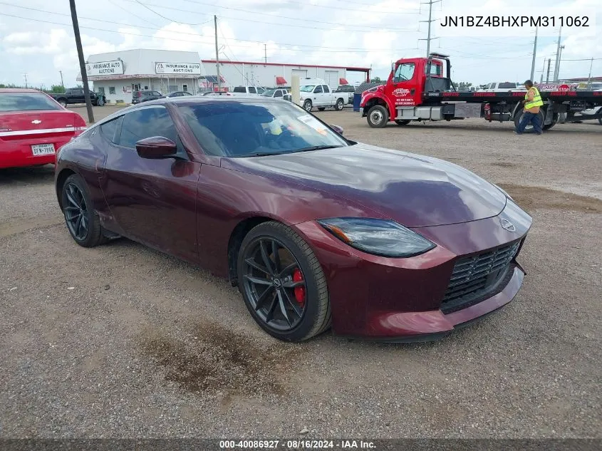 2023 Nissan Z Performance Manual VIN: JN1BZ4BHXPM311062 Lot: 40086927