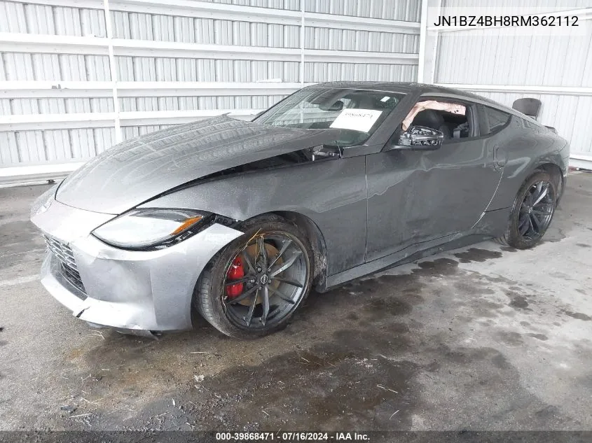 2024 Nissan Z Performance Manual VIN: JN1BZ4BH8RM362112 Lot: 39868471