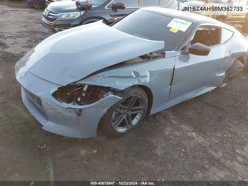 2024 Nissan Z Sport Auto VIN: JN1BZ4AH5RM362733 Lot: 40670847