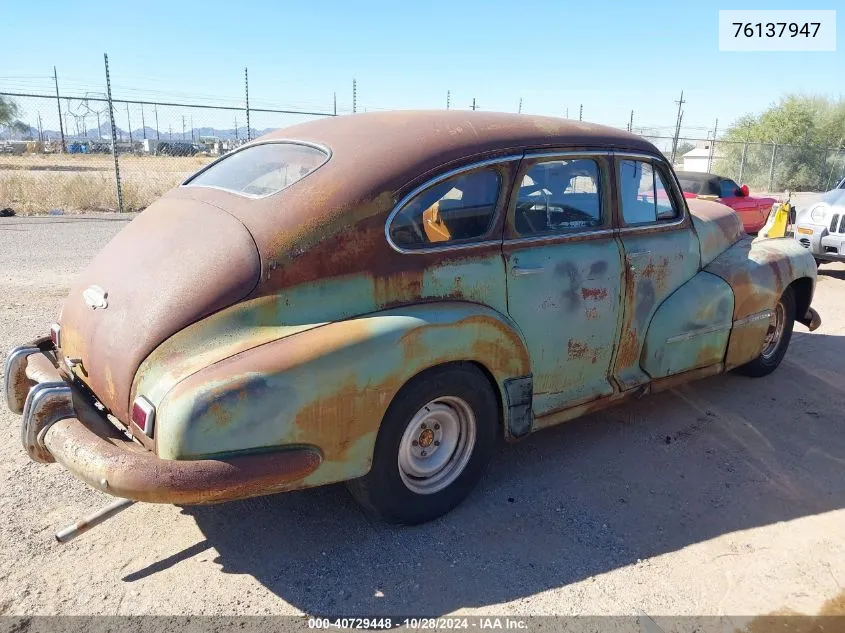 1947 Oldsmobile 88 Delta VIN: 76137947 Lot: 40729448