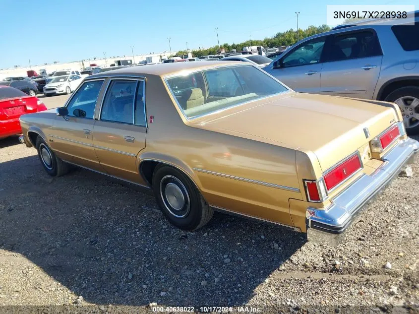 1977 Oldsmobile Delta 88 VIN: 3N69L7X228938 Lot: 40638022