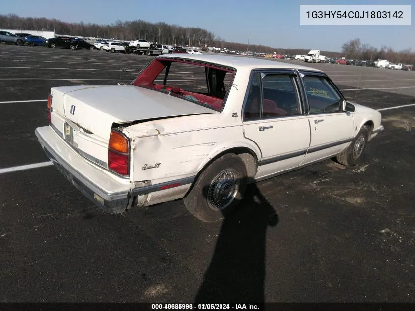 1988 Oldsmobile Delta 88 Royale Brougham VIN: 1G3HY54C0J1803142 Lot: 40685993