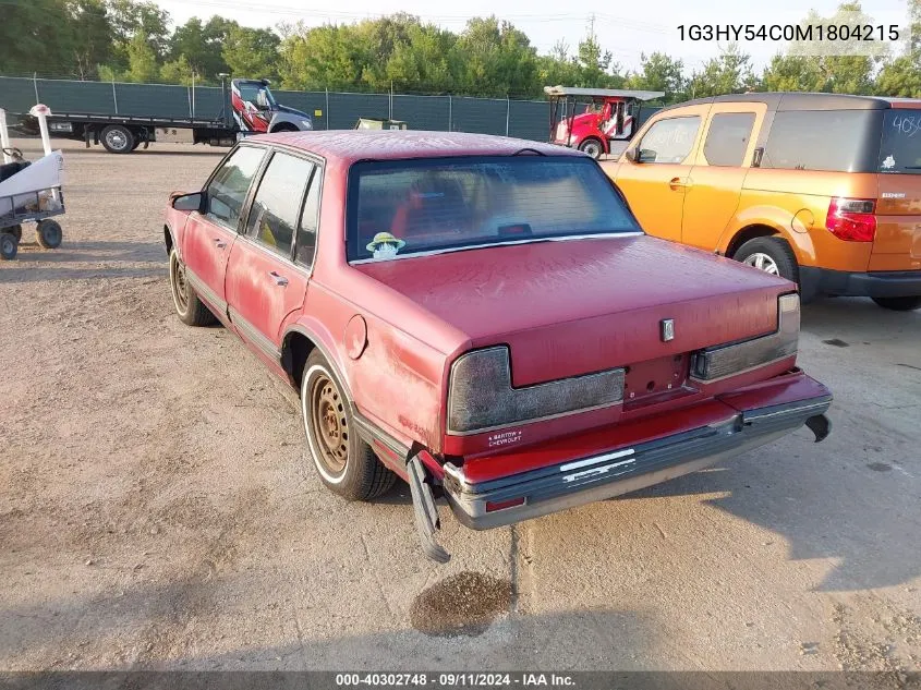 1991 Oldsmobile 88 Royale Brougham VIN: 1G3HY54C0M1804215 Lot: 40302748