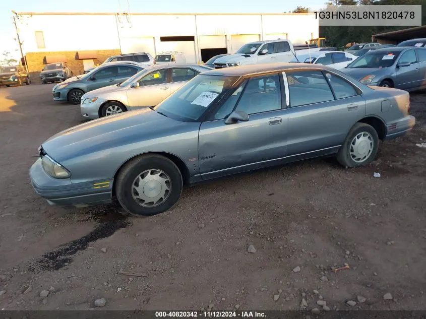 1992 Oldsmobile 88 Royale VIN: 1G3HN53L8N1820478 Lot: 40820342