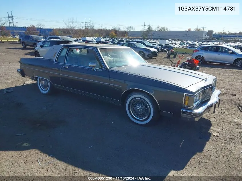 1982 Oldsmobile 98 Regency VIN: 1G3AX37Y5CM114781 Lot: 40851290