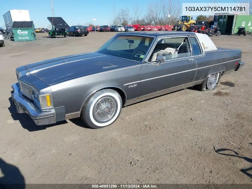 1982 Oldsmobile 98 Regency VIN: 1G3AX37Y5CM114781 Lot: 40851290