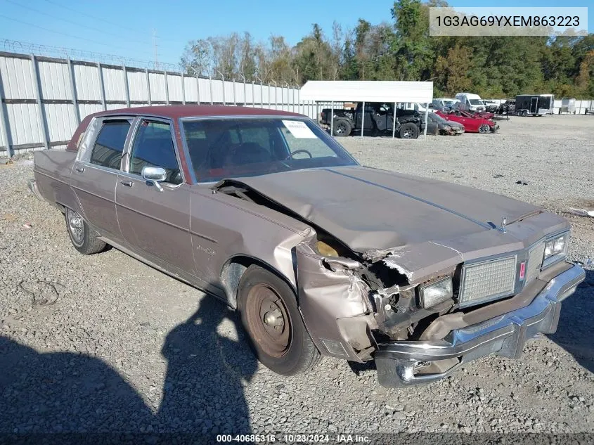 1984 Oldsmobile 98 Regency VIN: 1G3AG69YXEM863223 Lot: 40686316