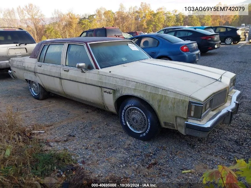 1984 Oldsmobile 98 Regency VIN: 1G3AG69Y5EM742079 Lot: 40695008