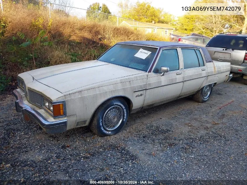 1984 Oldsmobile 98 Regency VIN: 1G3AG69Y5EM742079 Lot: 40695008