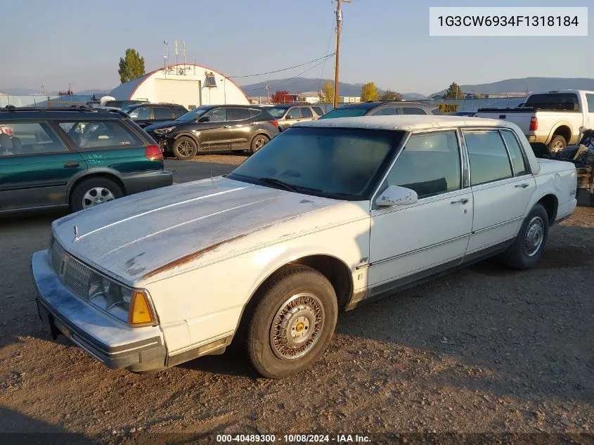 1985 Oldsmobile 98 Regency Brougham VIN: 1G3CW6934F1318184 Lot: 40489300