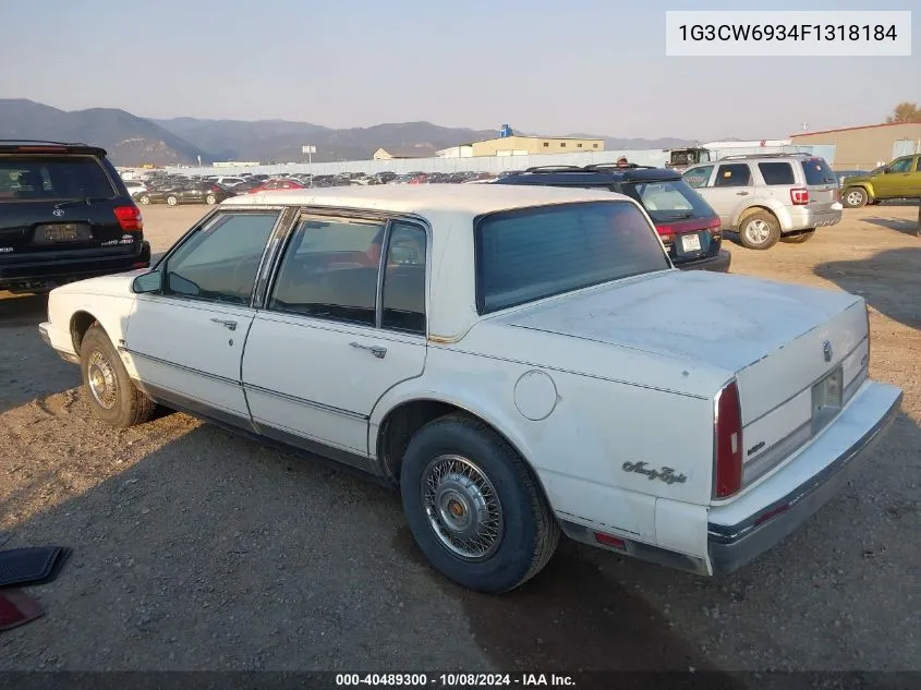 1985 Oldsmobile 98 Regency Brougham VIN: 1G3CW6934F1318184 Lot: 40489300