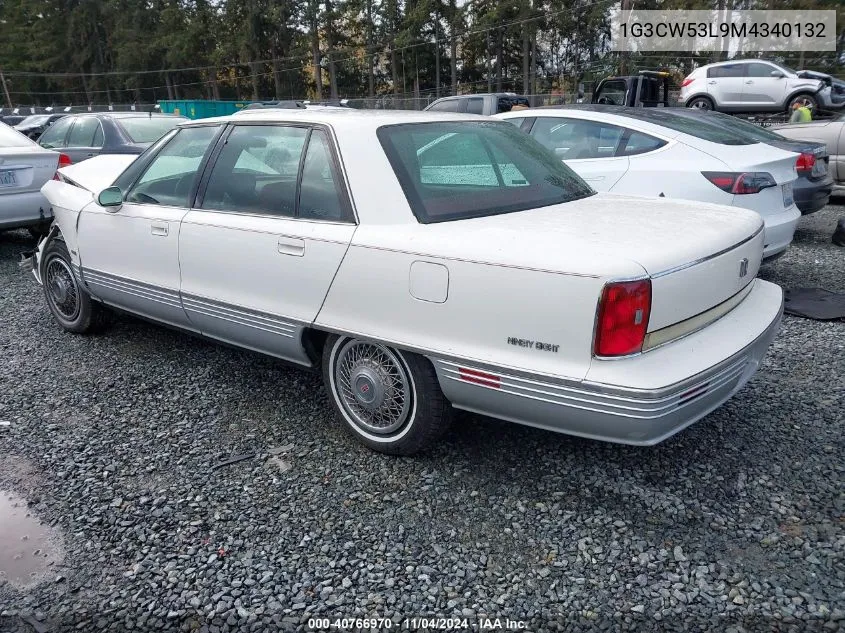 1991 Oldsmobile 98 Regency Elite VIN: 1G3CW53L9M4340132 Lot: 40766970