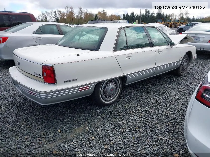 1991 Oldsmobile 98 Regency Elite VIN: 1G3CW53L9M4340132 Lot: 40766970