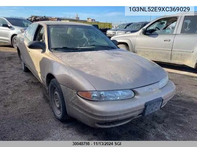 1999 Oldsmobile Alero Gl VIN: 1G3NL52E9XC369029 Lot: 30048798