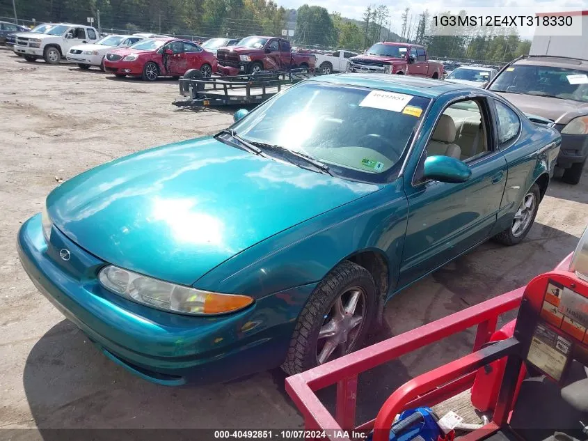 1999 Oldsmobile Alero VIN: 1G3MS12E4XT318330 Lot: 40492851