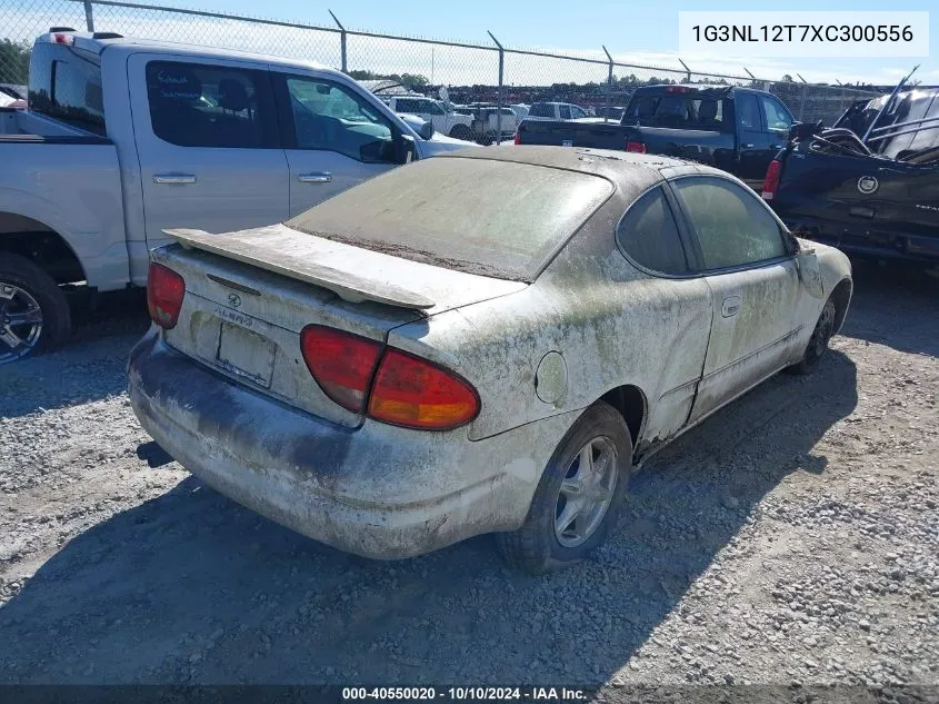 1999 Oldsmobile Alero Gl VIN: 1G3NL12T7XC300556 Lot: 40550020