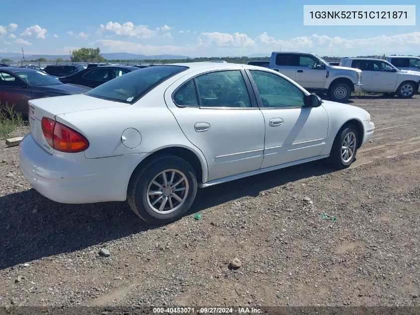 2001 Oldsmobile Alero Gx VIN: 1G3NK52T51C121871 Lot: 40453071