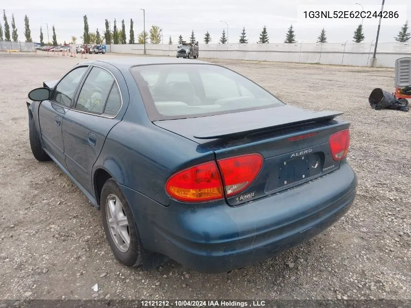 2002 Oldsmobile Alero VIN: 1G3NL52E62C244286 Lot: 12121212