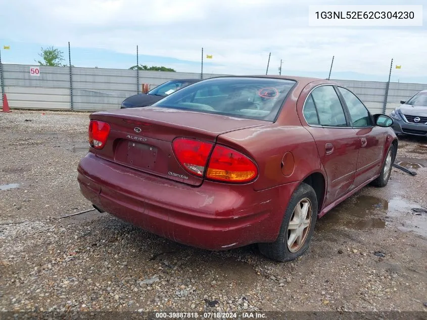 2002 Oldsmobile Alero Gl1 VIN: 1G3NL52E62C304230 Lot: 39887818