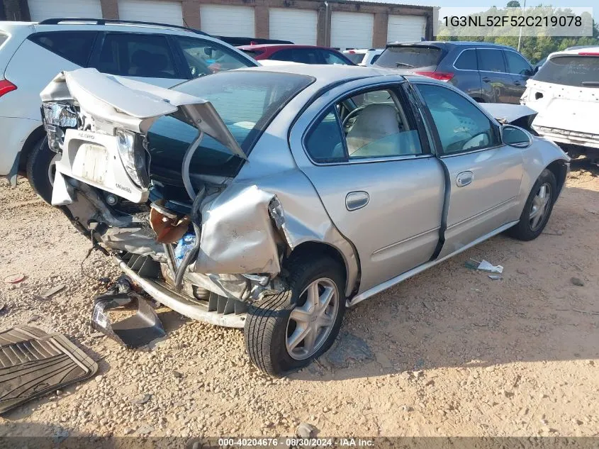 1G3NL52F52C219078 2002 Oldsmobile Alero Gl1