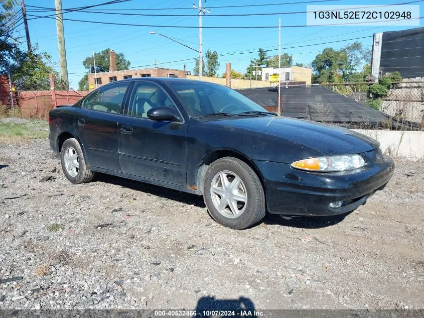 2002 Oldsmobile Alero Gl1 VIN: 1G3NL52E72C102948 Lot: 40532466