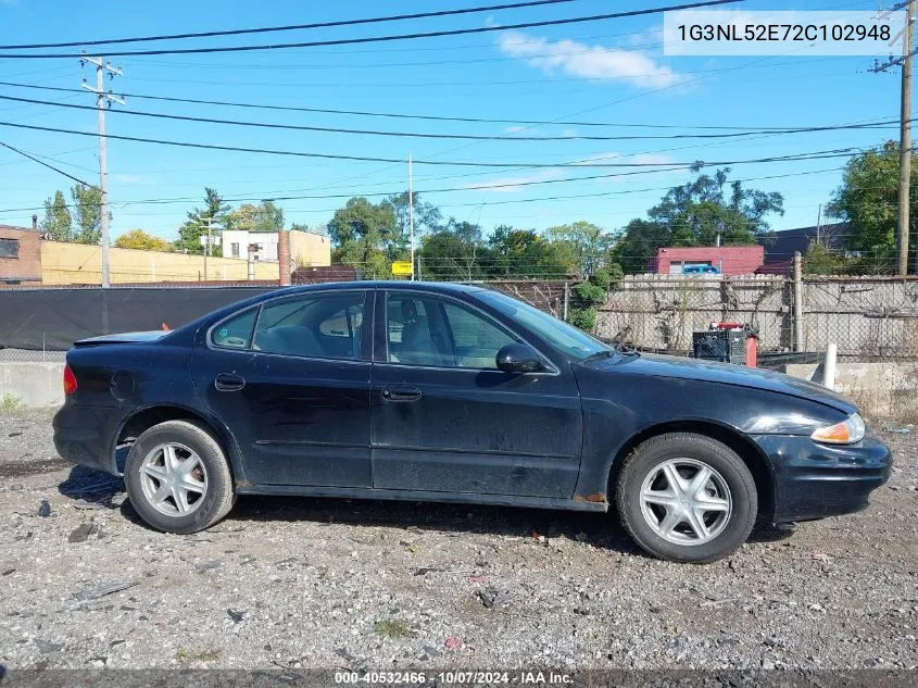 2002 Oldsmobile Alero Gl1 VIN: 1G3NL52E72C102948 Lot: 40532466