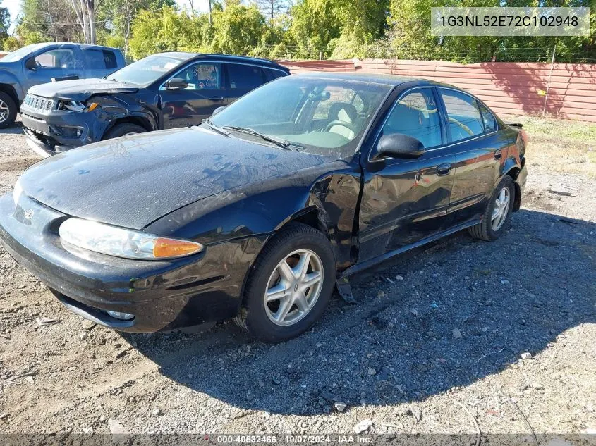 2002 Oldsmobile Alero Gl1 VIN: 1G3NL52E72C102948 Lot: 40532466