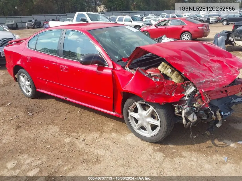 2002 Oldsmobile Alero Gl2 VIN: 1G3NL52E12C252666 Lot: 40737719