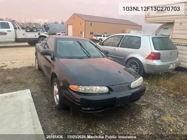 2003 Oldsmobile Alero Gl VIN: 1G3NL12F13C270703 Lot: 20181436