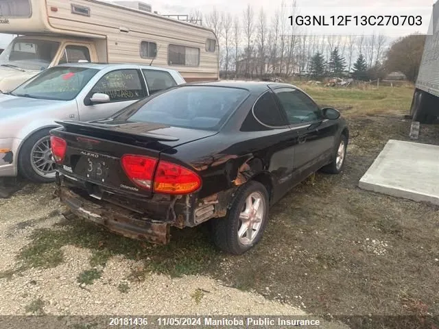 2003 Oldsmobile Alero Gl VIN: 1G3NL12F13C270703 Lot: 20181436