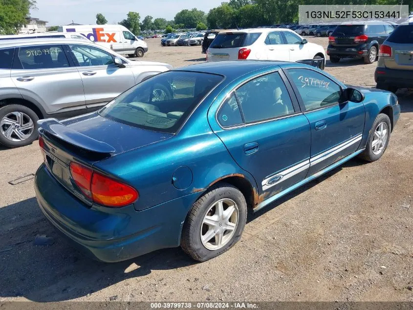 2003 Oldsmobile Alero Gl1 VIN: 1G3NL52F53C153441 Lot: 39799738