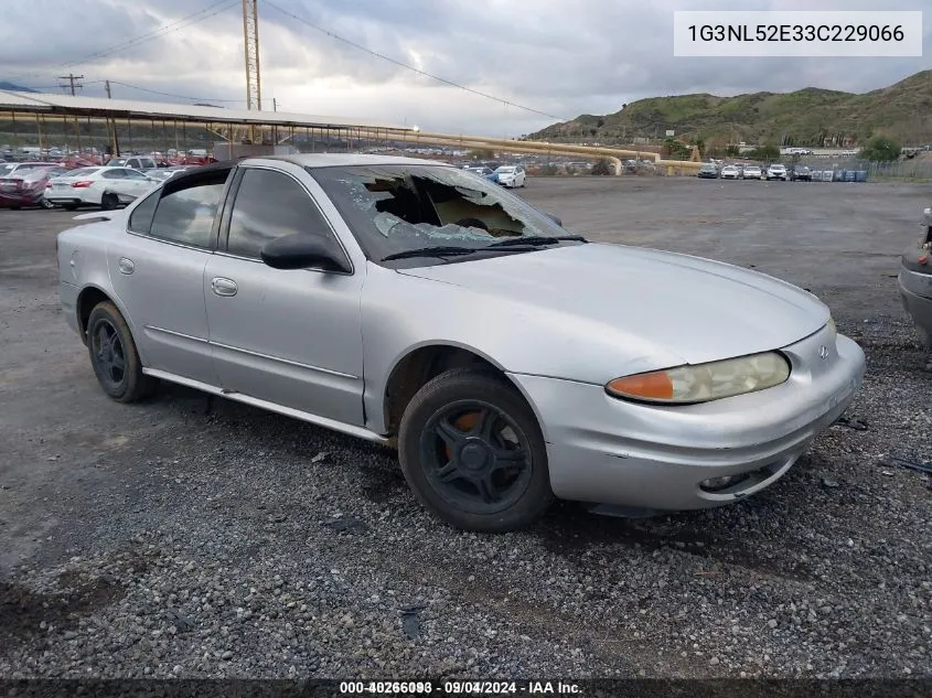 2003 Oldsmobile Alero Gl2 VIN: 1G3NL52E33C229066 Lot: 40266093