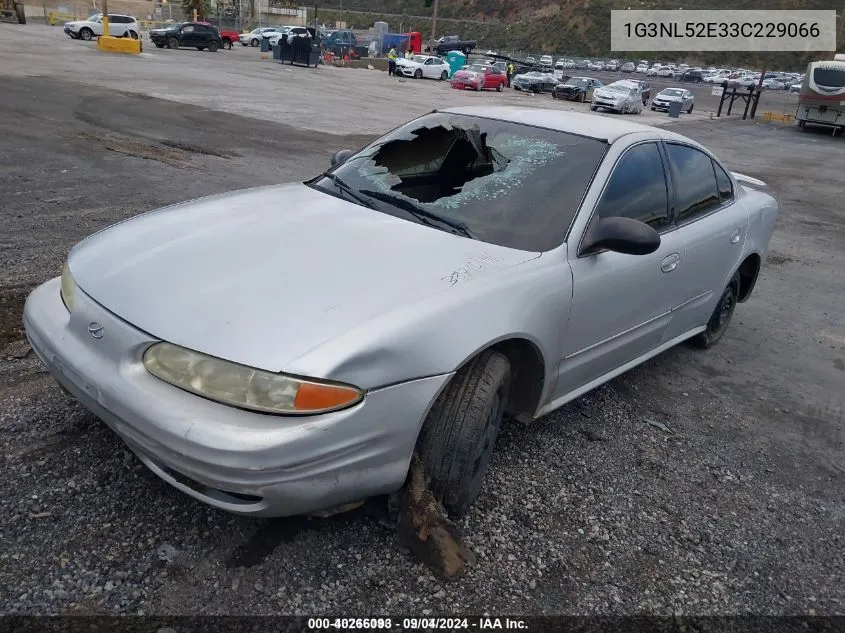 2003 Oldsmobile Alero Gl2 VIN: 1G3NL52E33C229066 Lot: 40266093